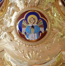 Ornate French Antique Gothic Silver Monstrance